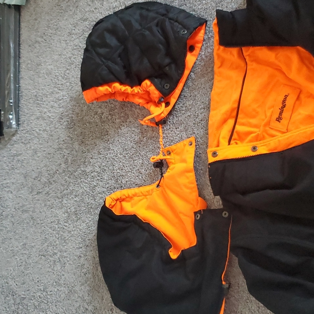 Preowned, Black/Orange hunting coat. - Picture 11 of 13